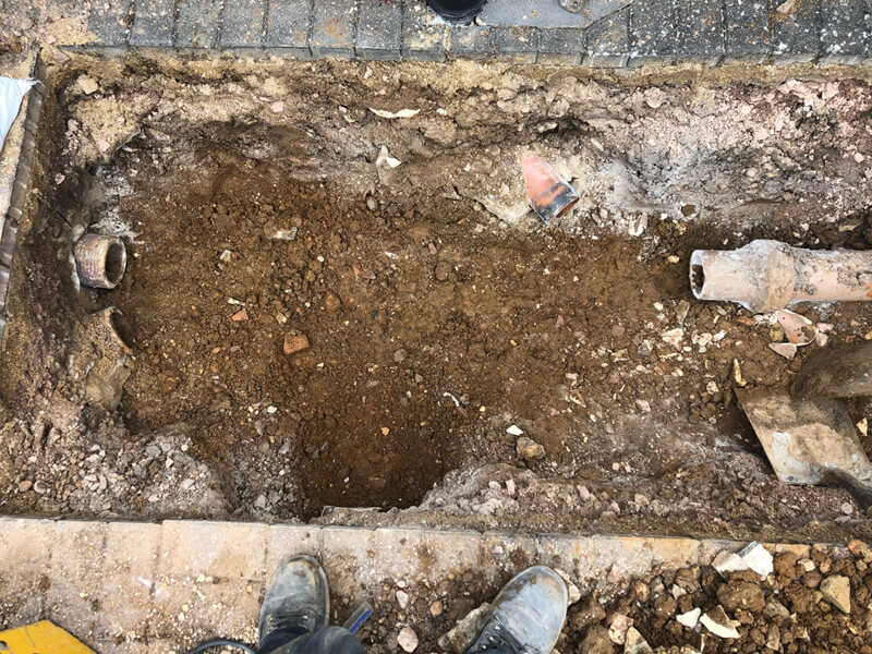 Domestic excavation